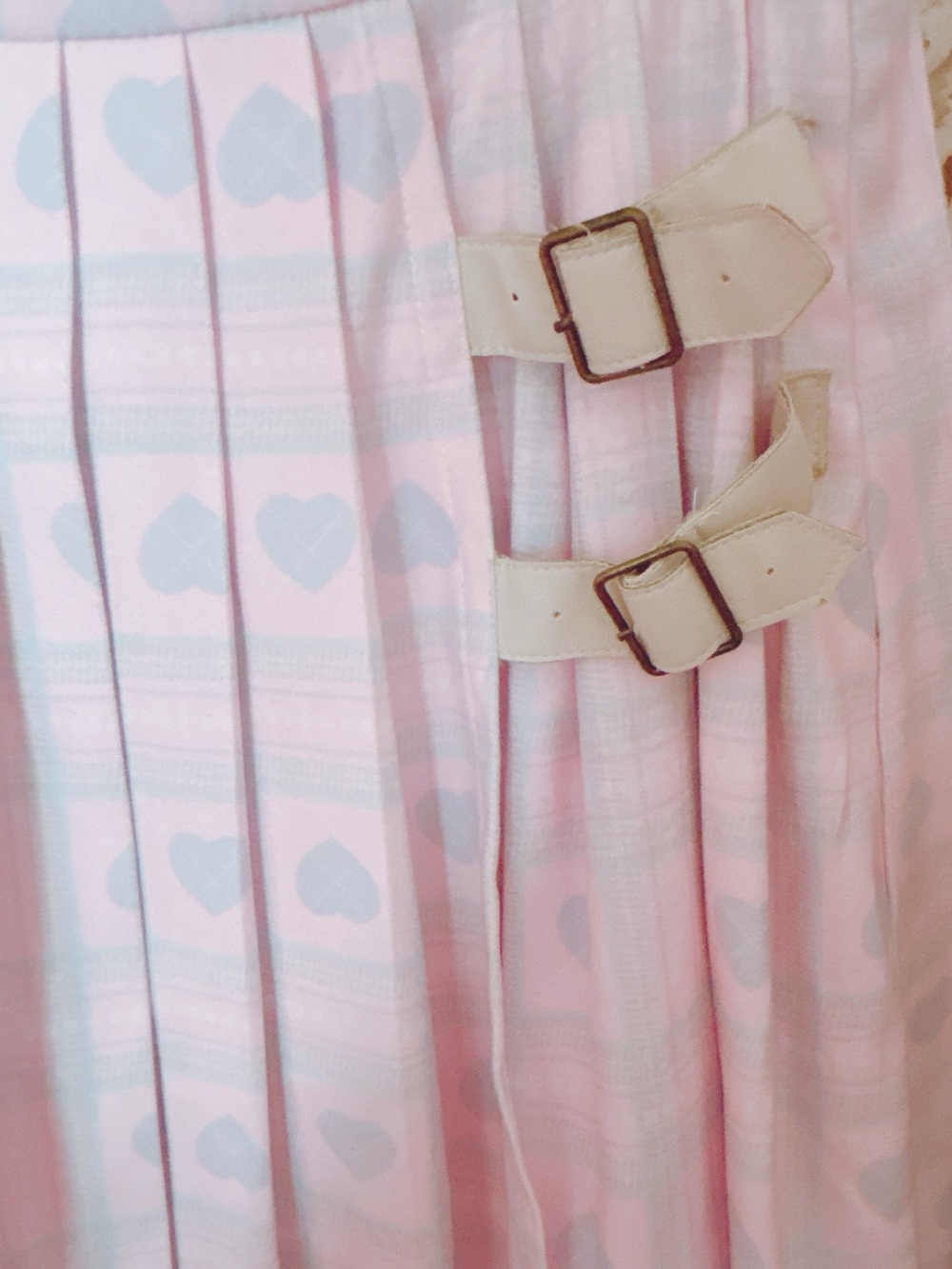 ♡ swankiss heart plaid skirt ♡ - Picture 2 of 4